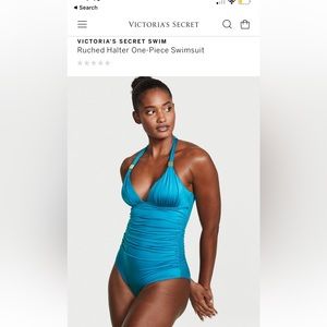 Victoria’s Secret (pink-color) roushed one-piece swimsuit NWT! Sz M